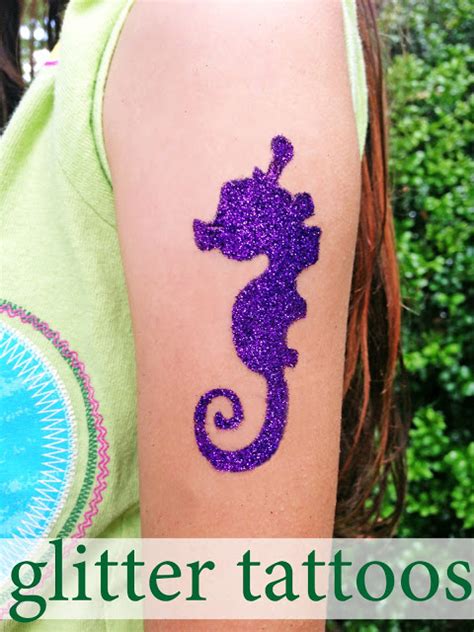 Make Glitter Tattoos » Dollar Store Crafts