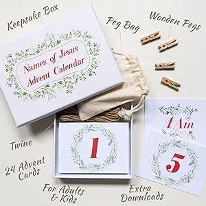 Amazon Names Of Jesus Advent Calendar Home Kitchen