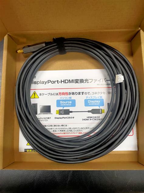 Yahoo オークション サンワサプライ Displayport Hdmi変換光ファイバ