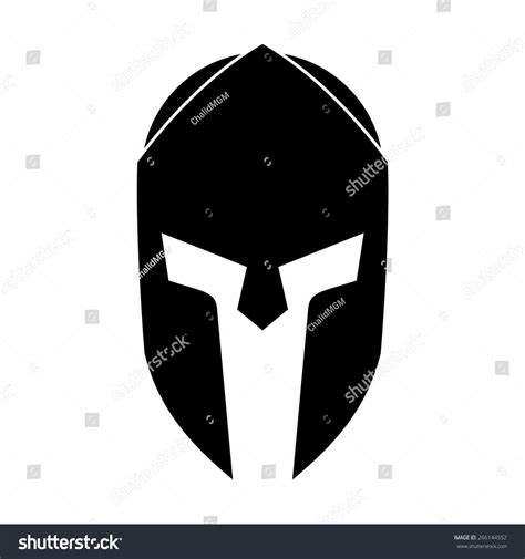 Spartan Helmet Stock Vector 266144552 - Shutterstock