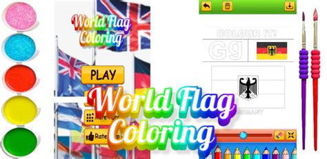 World Flag Coloring Game Pc버전 다운로드 컴퓨터용 앱플레이어 Ld플레이어