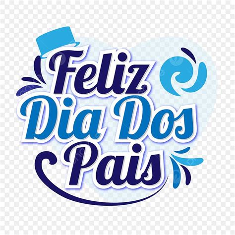 Lettering Typography Design Vector Art PNG Feliz Dia Dos Pais Text