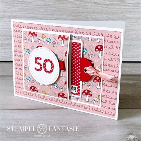 Popping Flap Card Mit Wow Effekt Zum Runden Geburtstag