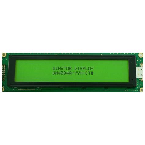 Wh A Yyh Ct Winstar Alphanumeric Lcd Display Unisystem