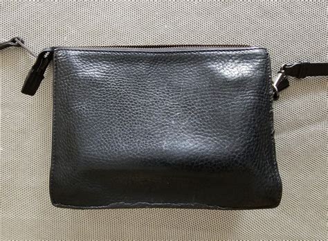 Massimo Dutti Full Leather Clutch Bag Mens Fashion Bags Belt Bags