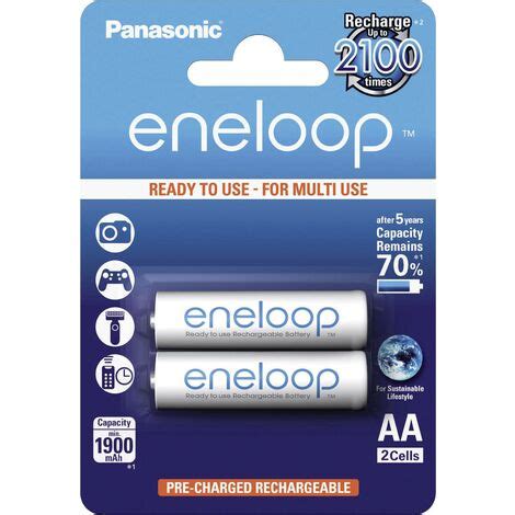 Pile Rechargeable Lr Aa Nimh Eneloop Eneloop Hr Mah V