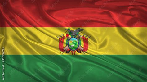 Flag of Bolivia 3D Illustration. Bolivia Flag for Independence Day ...