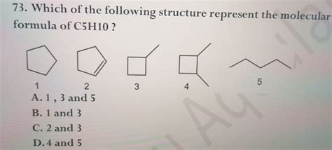 C5h10 Lewis Structure Isomers