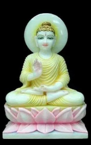 Multicolor Handmade Marble Buddha Statue Sizedimension 2 Feet At Rs