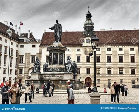 View Of The Hofburg Palace In Vienna City Center Editorial Image