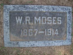 William R Moses Find A Grave Memorial