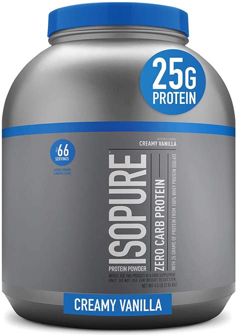 Isopure Zero Carb Protein Creamy Vanilla 4 5 Lb 66 Servings