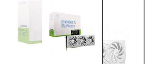 MSI RTX 4070 Ti gaming X slim white 12 гб новые купить в Санкт ...
