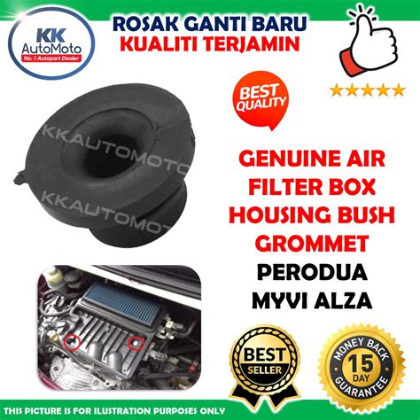 X Genuine Air Filter Box Hose Housing Bush Groment Grommet Perodua