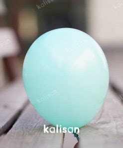 5 12 50 cm Mini Deniz Yeşili Standart Balon Kalisan Balon