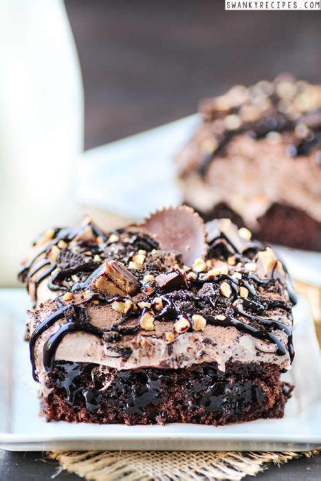 Triple Chocolate Poke Cake Swanky Recipes