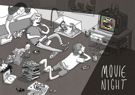 Items Similar To Movie Night Anthology Comic Book Germanenglish