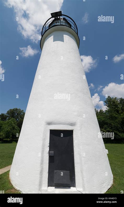 The Lighthouse On Turkey Point In Elk Neck State Park Where The Elk