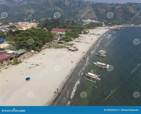 Olongapo Zambales Philippines Aerial Of The Coast And Resorts Along