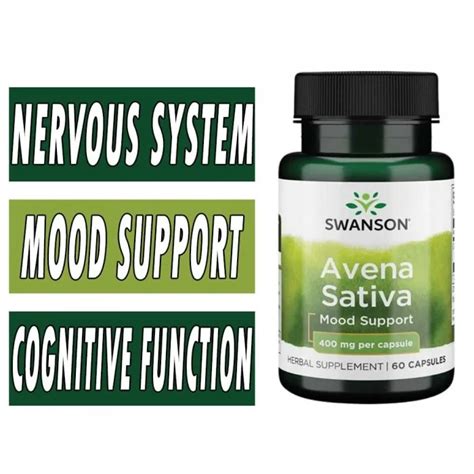 Avena Sativa Green Oat Grass Swanson Mood Support