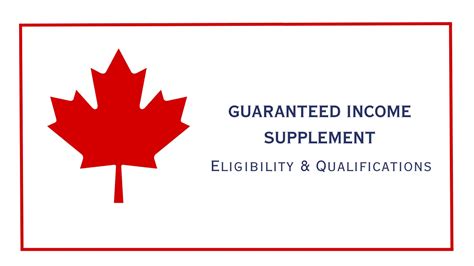 Guaranteed Income Supplement GIS Eligibility Do You Qualify