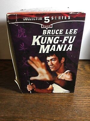 Bruce Lee Kung Fu Mania Collector Series Pack Vhs Movies Factory