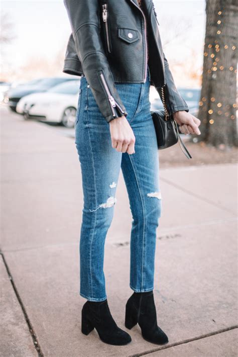 How To Wear Ankle Boots With Straight Leg Jeans Straight A Style