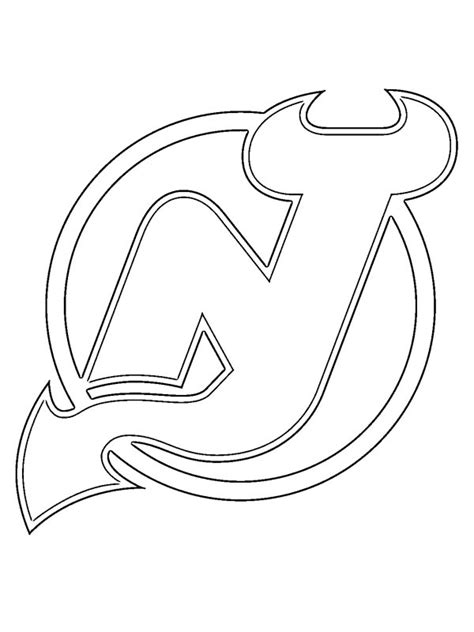 colouring page New Jersey Devils | coloringpage.ca