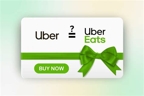 Are Uber And Uber Eats Gift Card Offerings Identical Or Different How