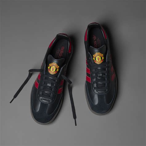 Adidas Samba Manchester United Shoes Black Adidas Uae