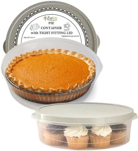 Amazon 2 Pack Pie Carrier With Lid Insulated Food Carrying Case