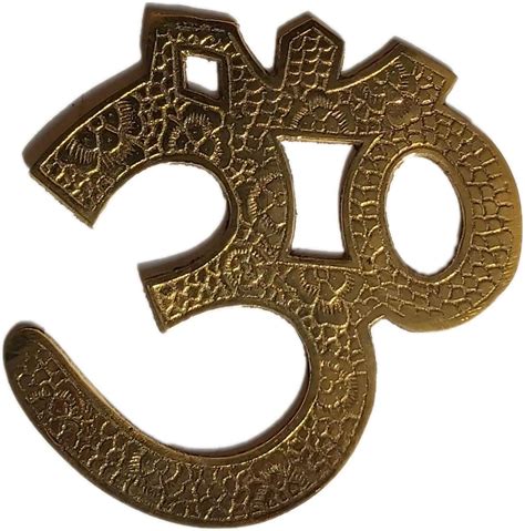 Amazon Parijat Handicraft Brass Sacred Wall Hanging Om Symbol