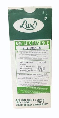 Liquid Lux Essence Milk Emulsion Packaging Type Bottle Packaging