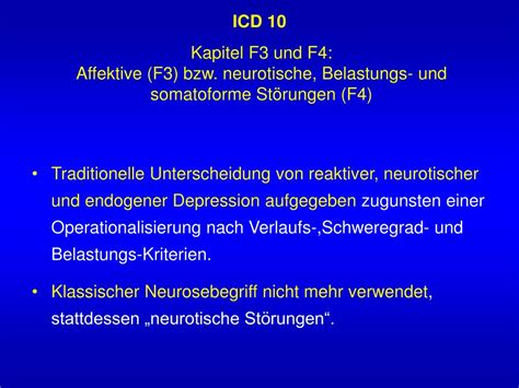 PPT Neurotische Belastungs und somatoforme Störungen