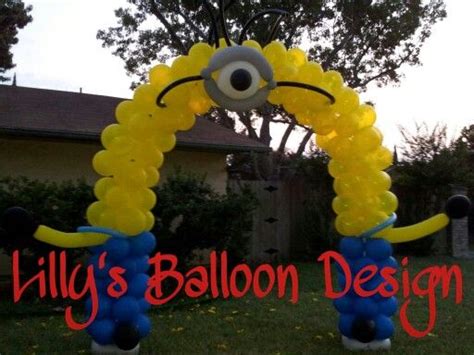 Minion Balloon Arch not gunna do this birthday just thought it was ...