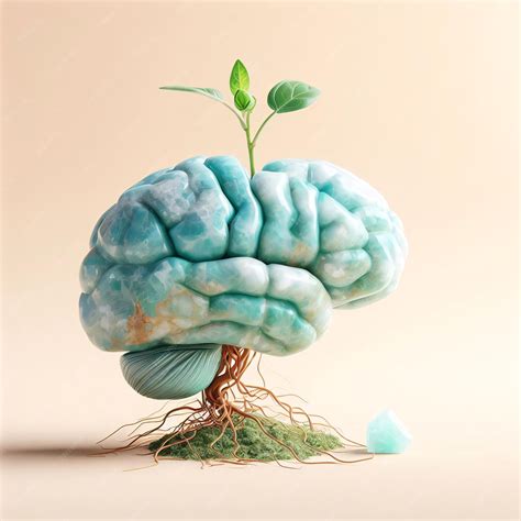 Premium AI Image | Mindfulness Brain illustration