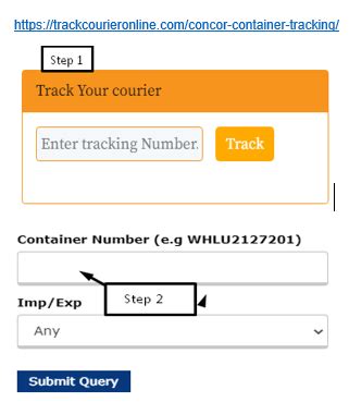 CONCOR Container Tracking – Track Your Shipment Online