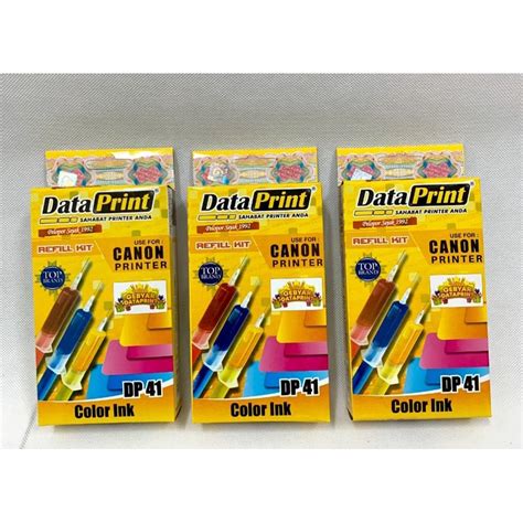 Jual Tinta Data Print Dp Colour Tinta Suntik Canon Warna Shopee