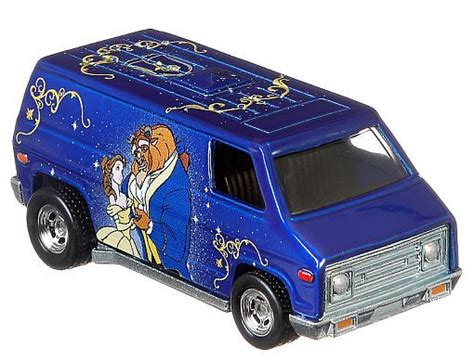 Hot Wheels Super Van Disney Beauty And The Beast Blue Edition Contemporary