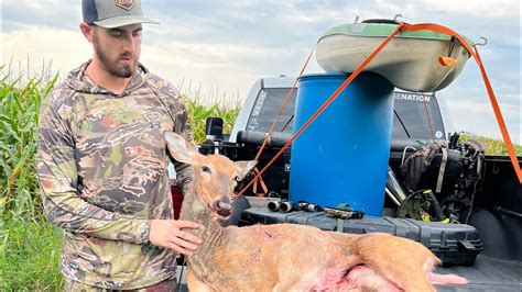 First Doe Harvest Wisconsin Archery Opening Public Land Youtube