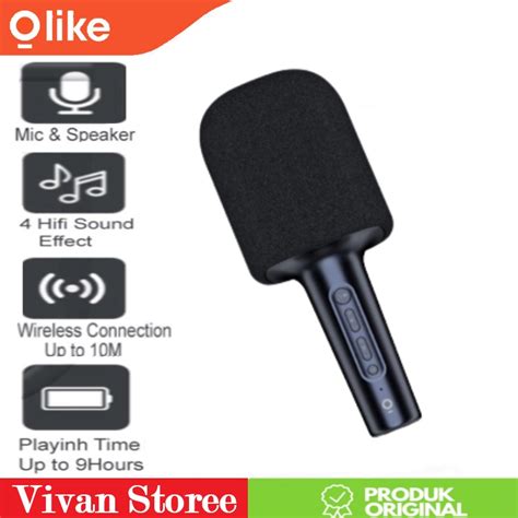 Jual Kode O Y Olike Portable Microphone Km Mic Karaoke Bluetooth