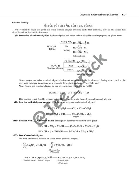 SOLUTION Aliphatic Hydrocarbons Alkynes Complete Chapter Notes For Iit