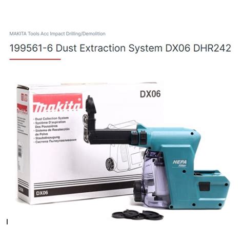 Makita dust extraction sytem DX06 for model DHR242 อปกรณเกบฝน