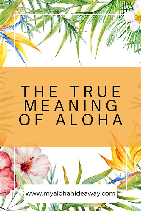 The Spirit of Aloha