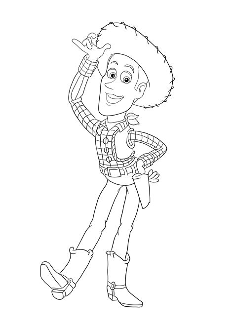 Dibujos De Woody Toy Story 4 Para Colorear Para Colorear Pintar E