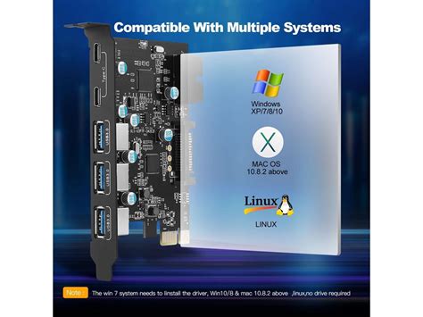 Ownsun Pci E To Type C Type A Usb Port Pci Express