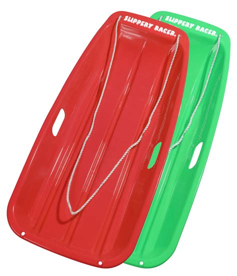 2 Pack Slippery Racer Downhill Sprinter Snow Sled Snow Sleds Direct