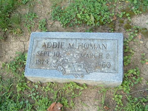 Addie M Dunlap Homan 1879 1960 Mémorial Find a Grave