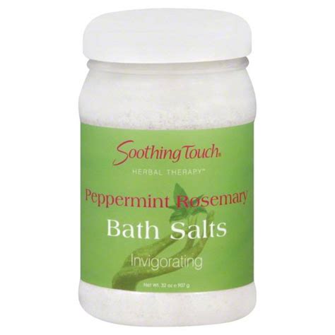 Soothing Touch Bath Salts Peppermint Rosemary 32 Oz