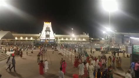 Hi Guys Today Live Tirumala Tempel Morning Show Full Arial It S Amazing